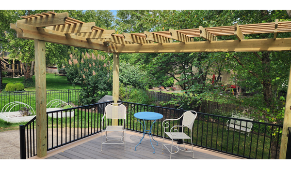 Freestanding Cedar Pergola - Lenexa, KS